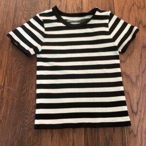 Harper and Ivy, black and white tee